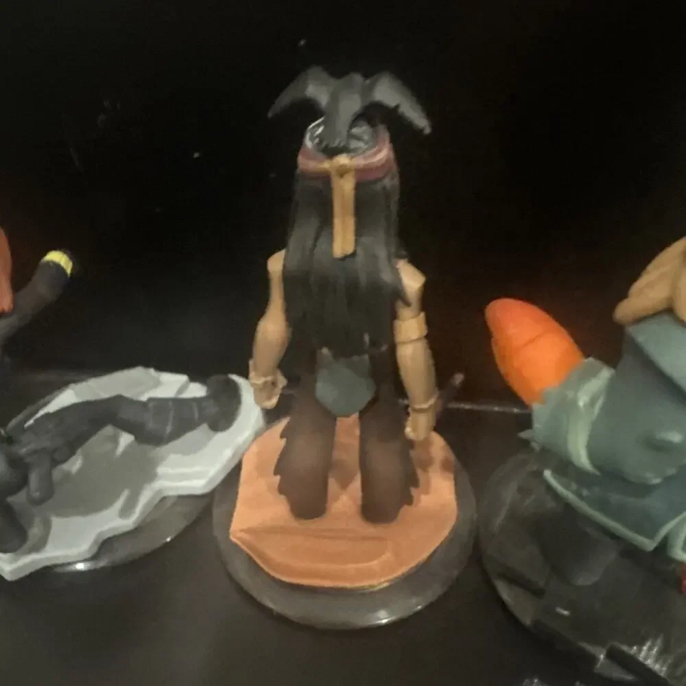Disney Infinity Marvel & Pirates Figure Lot Black Widow Jack Sparrow Toy